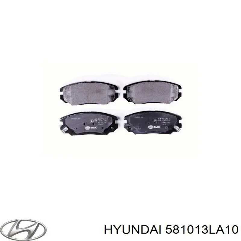 Гальмівні колодки Hyundai/Kia 581013LA10 ціна, від 20.20 USD
