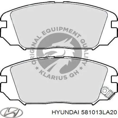Купити 581013LA20 Hyundai/Kia Колодки гальмівні передні, дискові