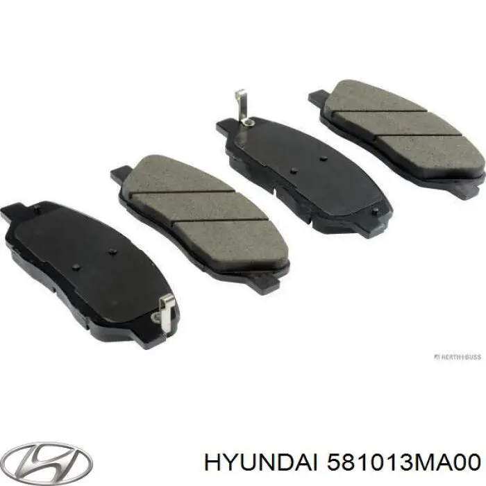 581013MA00 Hyundai/Kia Передні гальмівні колодки
