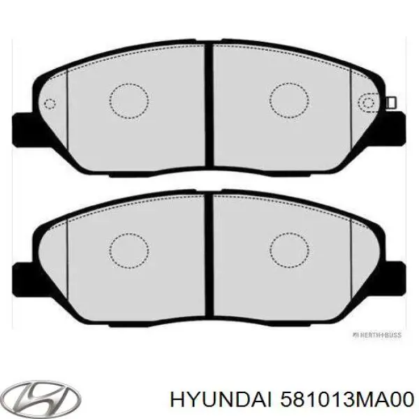 Гальмівні колодки Hyundai/Kia 581013MA00 ціна, від 25.00 USD