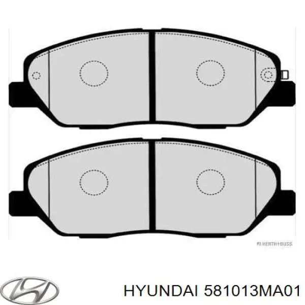 Купити 581013MA01 Hyundai/Kia Колодки гальмівні передні, дискові