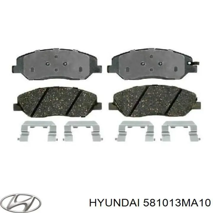 Купити 581013MA10 Hyundai/Kia Колодки гальмівні передні, дискові
