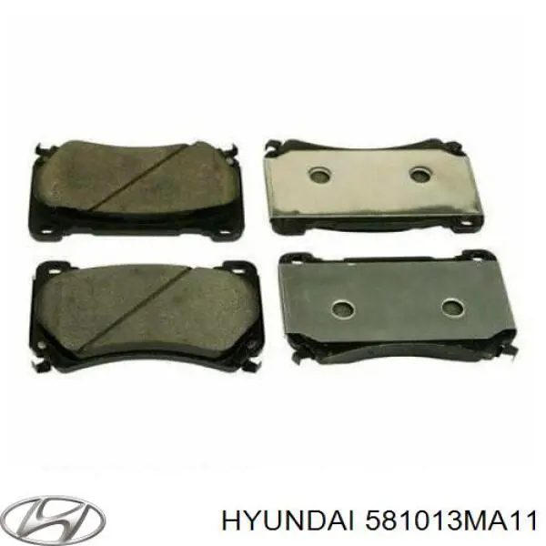 Купити 581013MA11 Hyundai/Kia Колодки гальмівні передні, дискові
