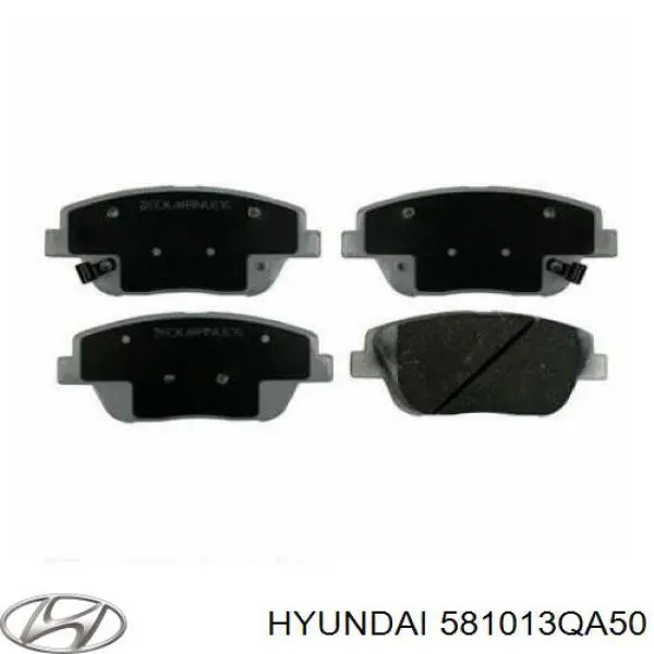 Купити 581013QA50 Hyundai/Kia Колодки гальмівні передні, дискові