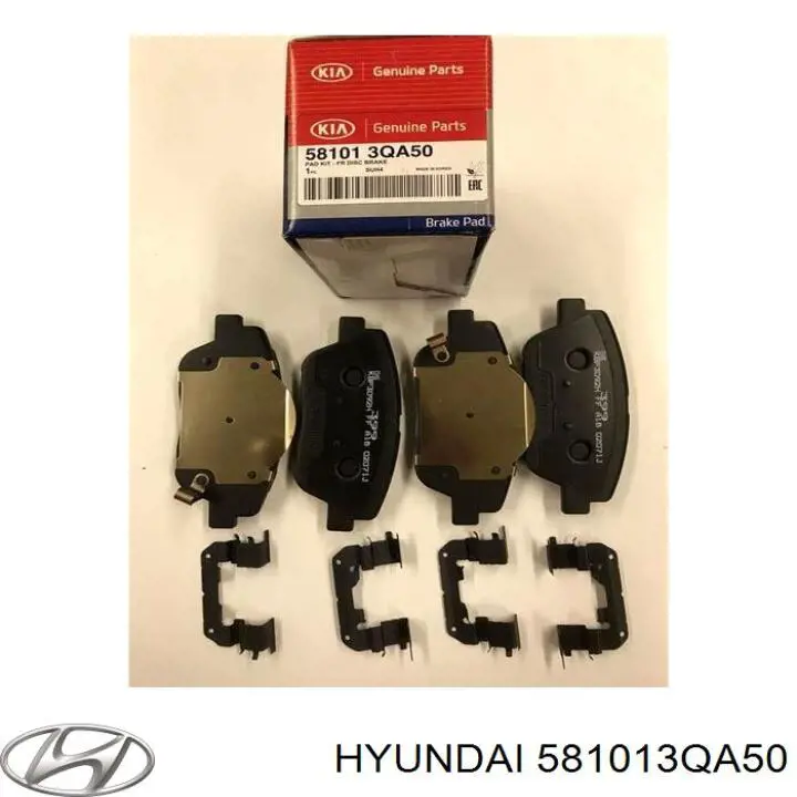 581013QA50 Hyundai/Kia колодки гальмівні передні, дискові
