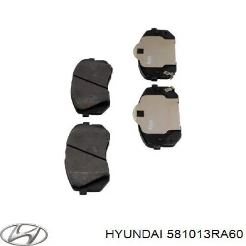 Тормозні колодки Hyundai/Kia 581013RA60