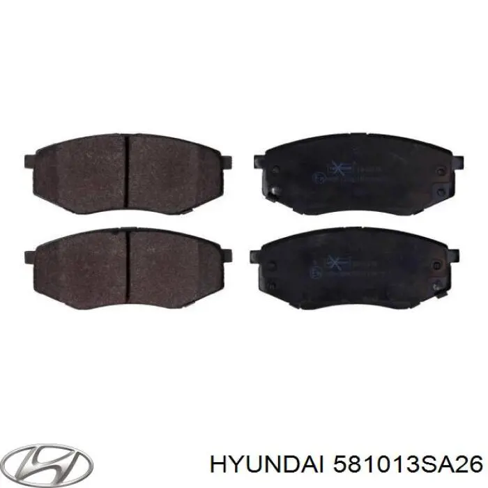 Купити 581013SA26 Hyundai/Kia Колодки гальмівні передні, дискові