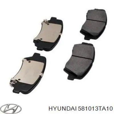 Купити 581013TA10 Hyundai/Kia Колодки гальмівні передні, дискові