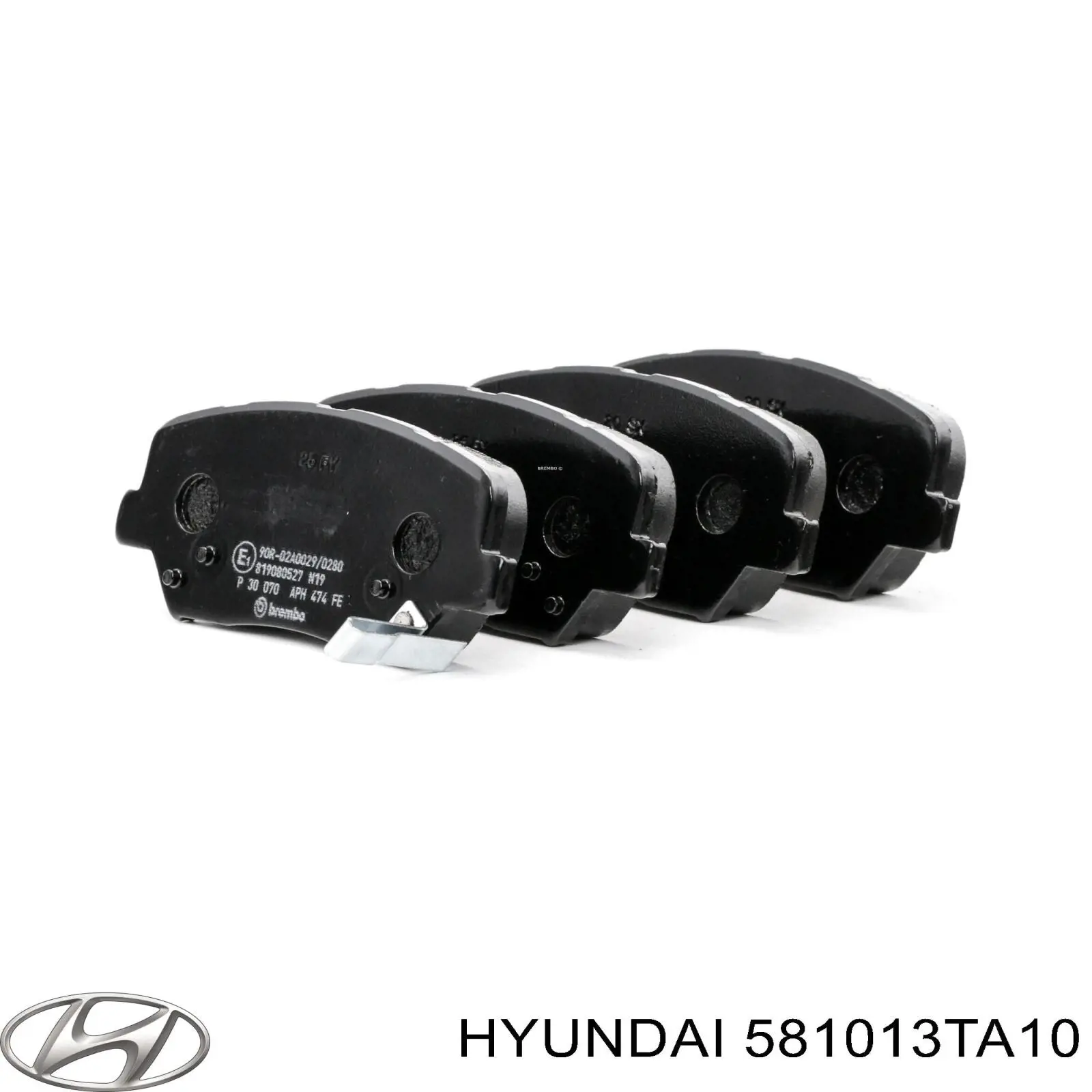 Передні тормозні колодки 581013TA10 Hyundai/Kia