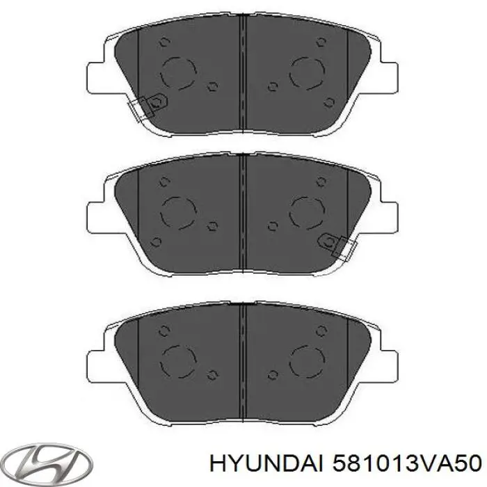 581013VA50 Hyundai/Kia Передні гальмівні колодки