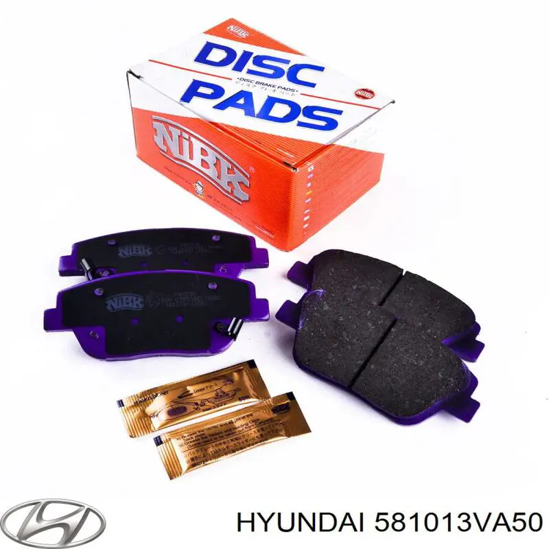 Гальмівні колодки Hyundai/Kia 581013VA50 ціна, від 24.46 USD
