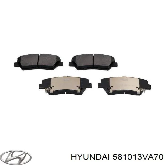 Передні тормозні колодки 581013VA70 Hyundai/Kia
