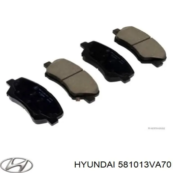 Купити 581013VA70 Hyundai/Kia Колодки гальмівні передні, дискові