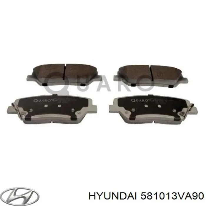 581013VA90 Hyundai/Kia колодки гальмівні передні, дискові