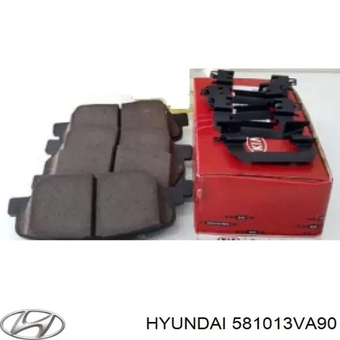 Передні тормозні колодки 581013VA90 Hyundai/Kia