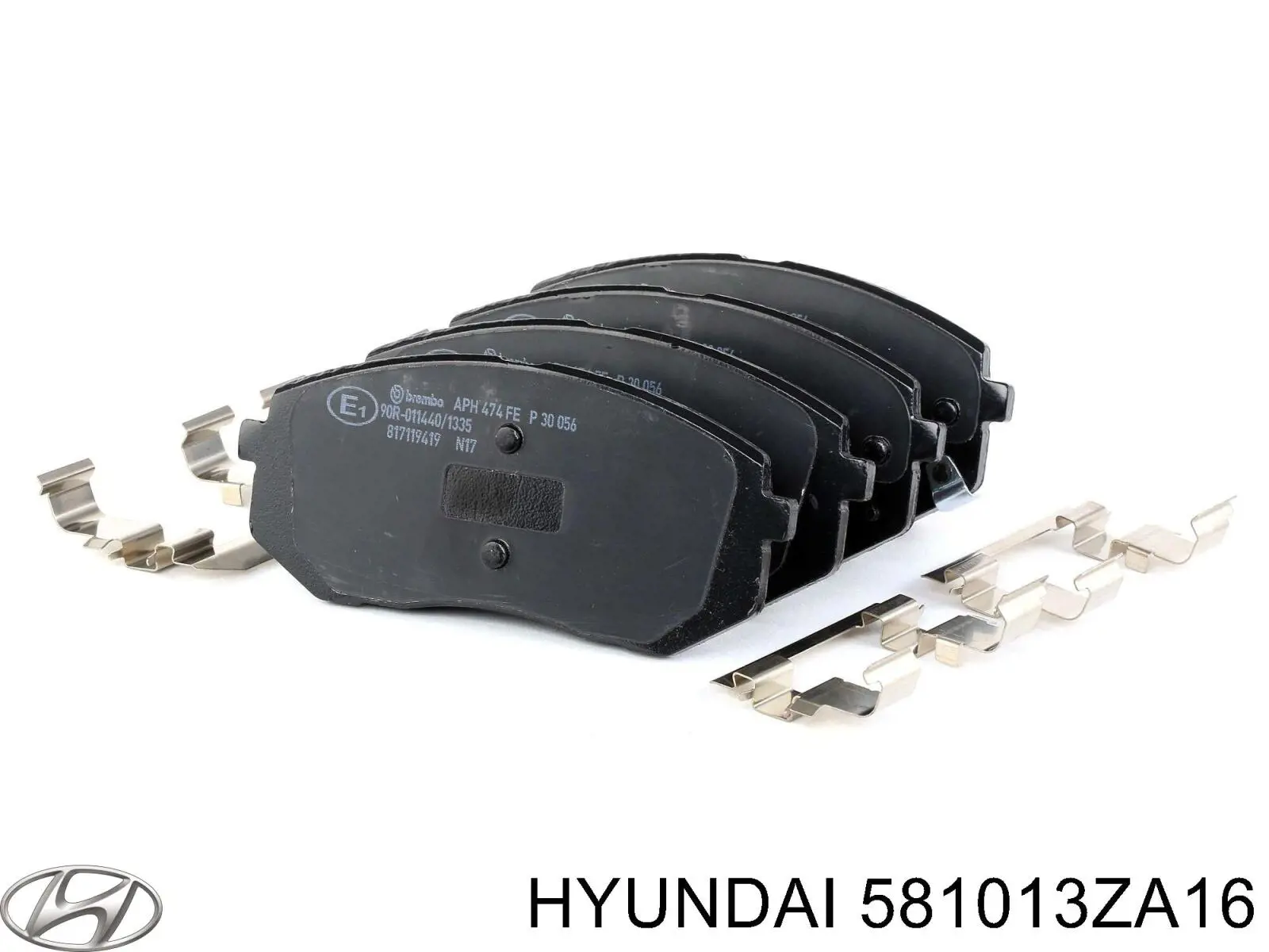 581013ZA16 Hyundai/Kia Передні гальмівні колодки