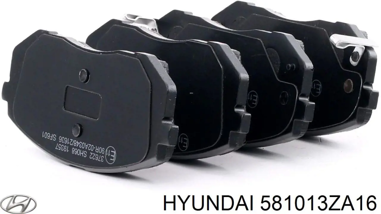 Передні тормозні колодки 581013ZA16 Hyundai/Kia