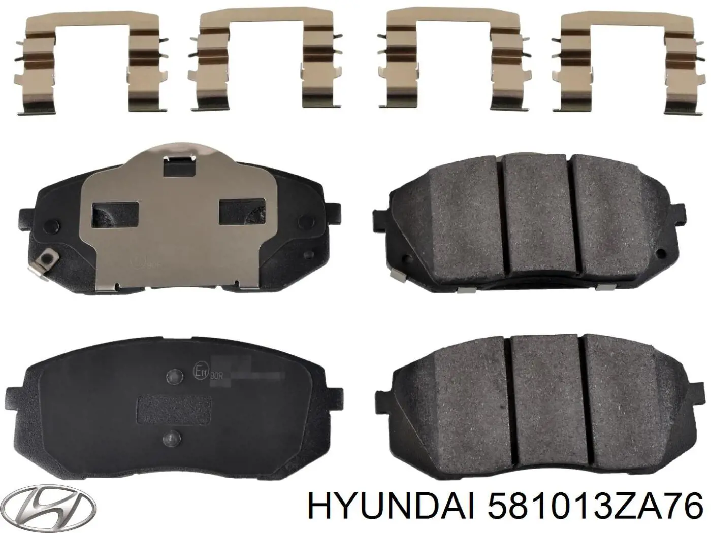581013ZA76 Hyundai/Kia колодки гальмівні передні, дискові