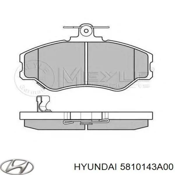 Гальмівні колодки Hyundai/Kia 5810143A00 ціна, від 10.75 USD