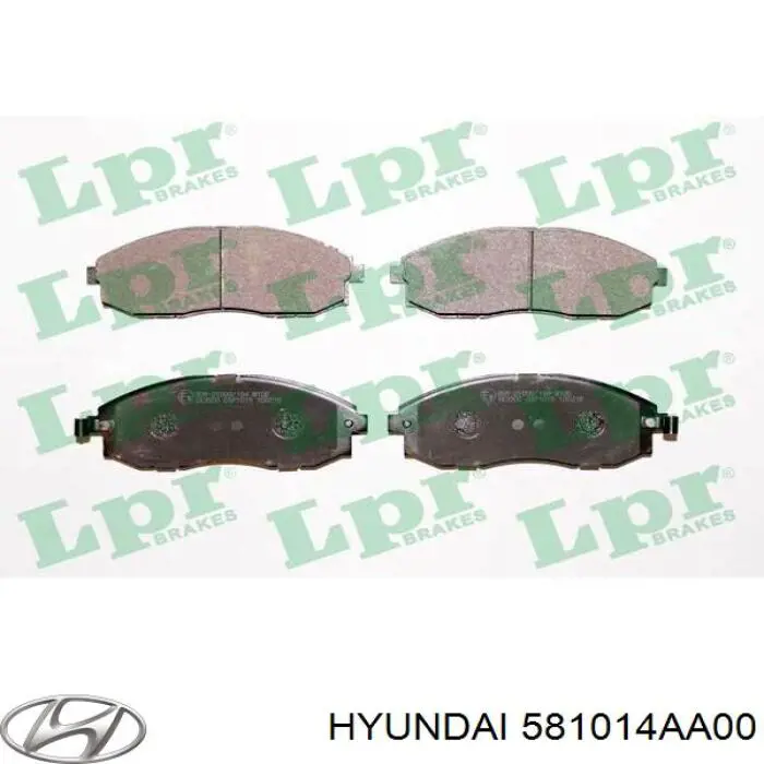 Гальмівні колодки Hyundai/Kia 581014AA00 ціна, від 18.15 USD