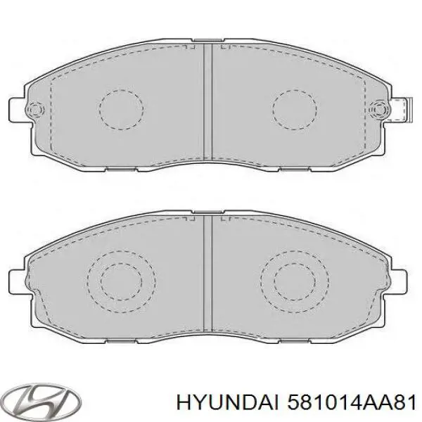 Гальмівні колодки Hyundai/Kia 581014AA81 ціна, від 21.61 USD