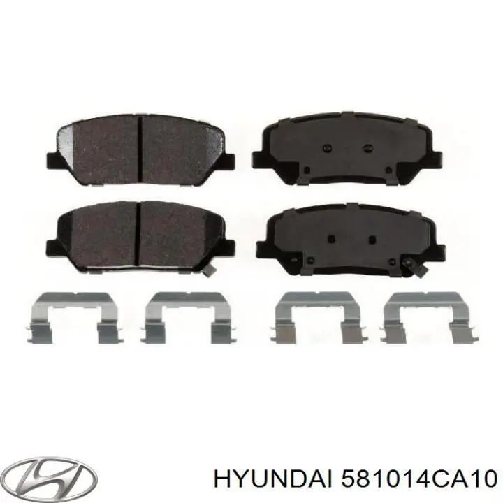 Гальмівні колодки Hyundai/Kia 581014CA10 ціна, від 17.27 USD