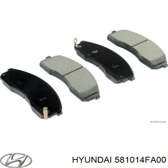 Передні тормозні колодки 581014FA00 Hyundai/Kia