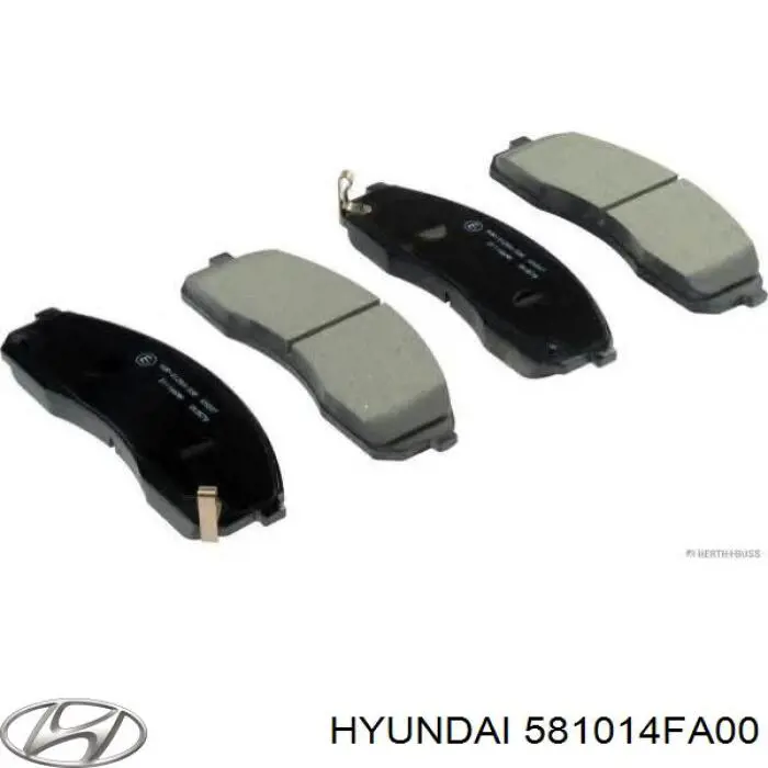 Гальмівні колодки Hyundai/Kia 581014FA00 ціна, від 18.15 USD