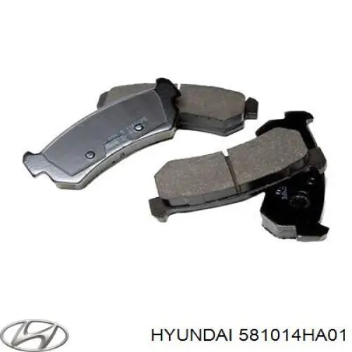 Тормозні колодки Hyundai/Kia 581014HA01
