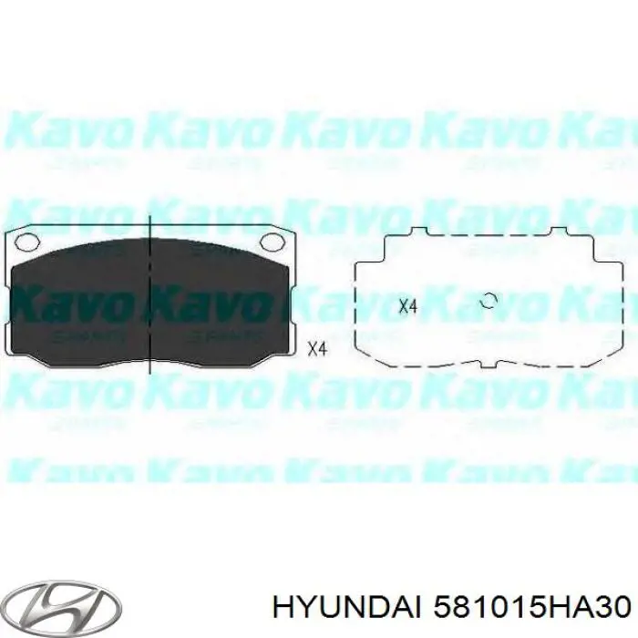 Гальмівні колодки Hyundai/Kia 581015HA30 ціна, від 25.17 USD