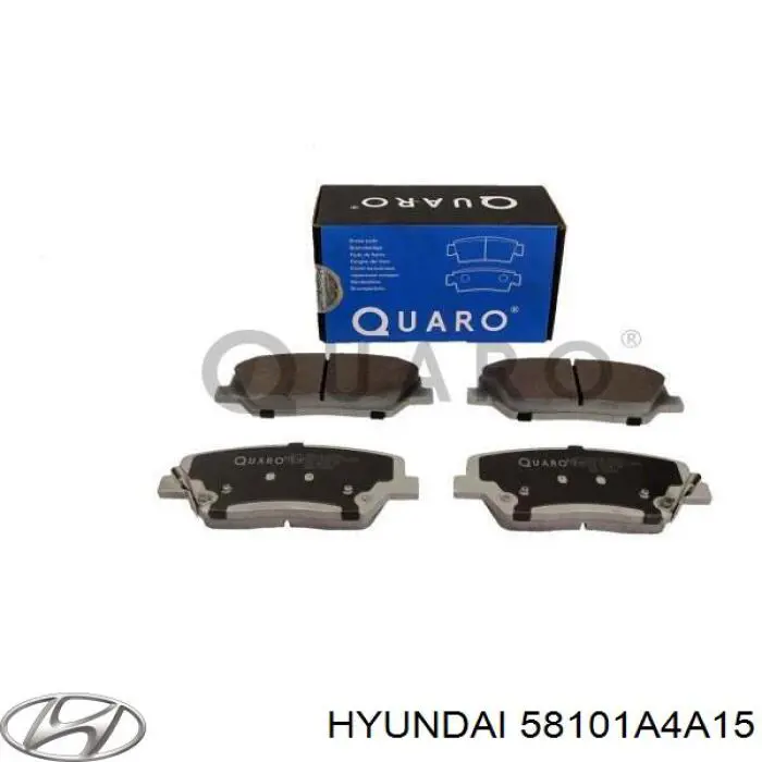 Купити 58101A4A15 Hyundai/Kia Колодки гальмівні передні, дискові