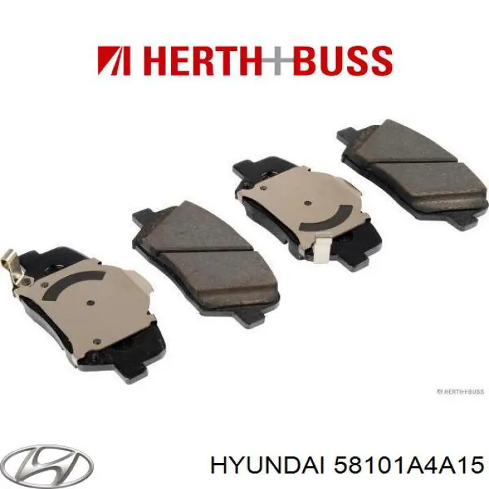 Тормозні колодки Hyundai/Kia 58101A4A15