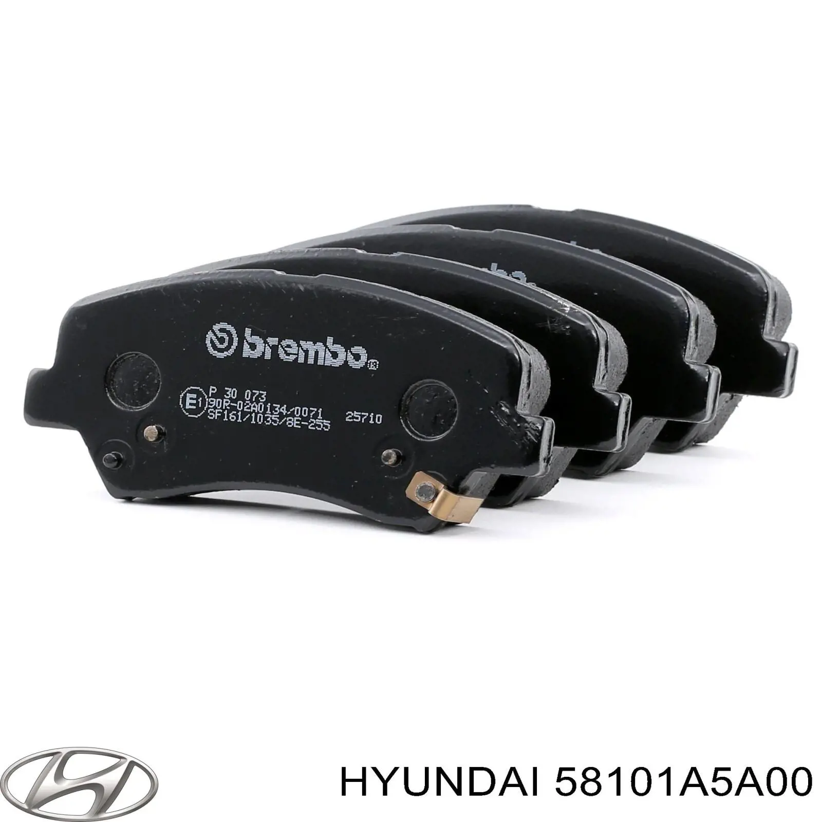 Передні тормозні колодки 58101A5A00 Hyundai/Kia