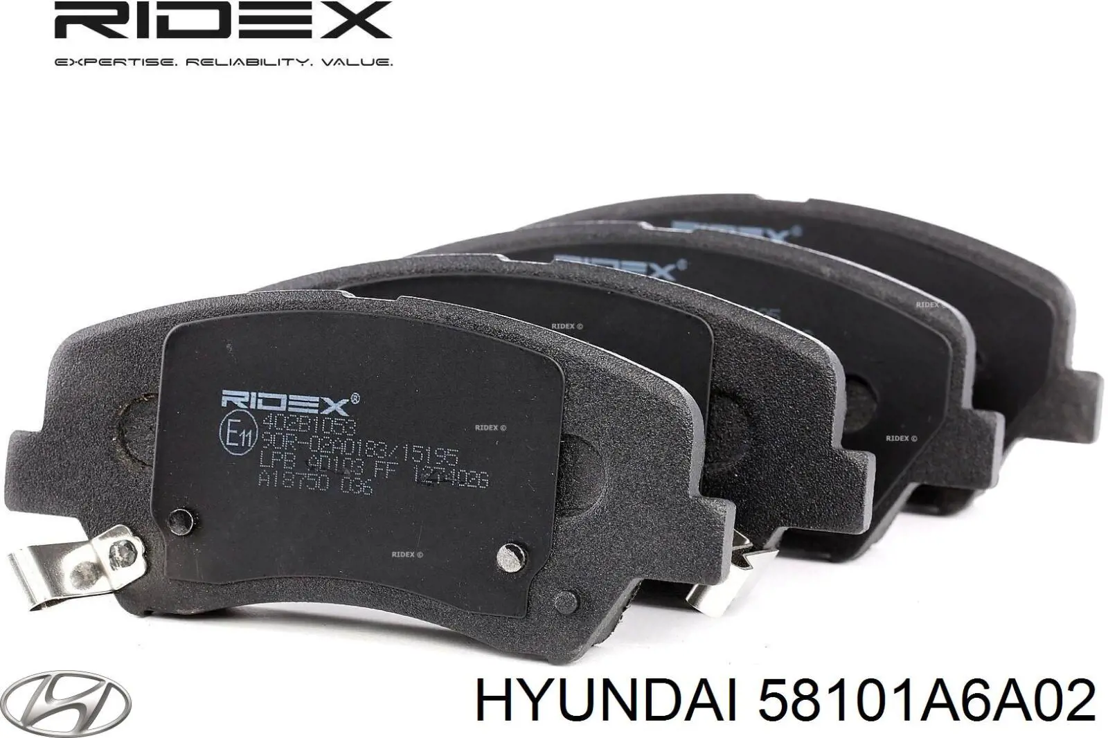 Гальмівні колодки Hyundai/Kia 58101A6A02 ціна, від 23.13 USD