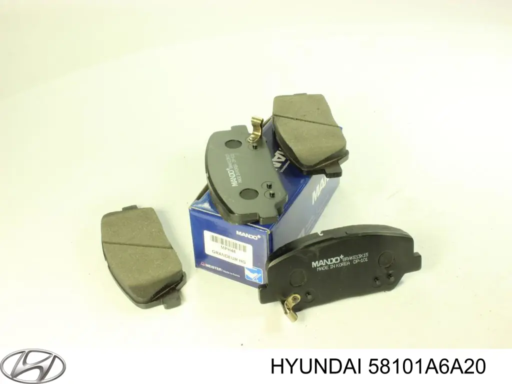 Передні тормозні колодки 58101A6A20 Hyundai/Kia