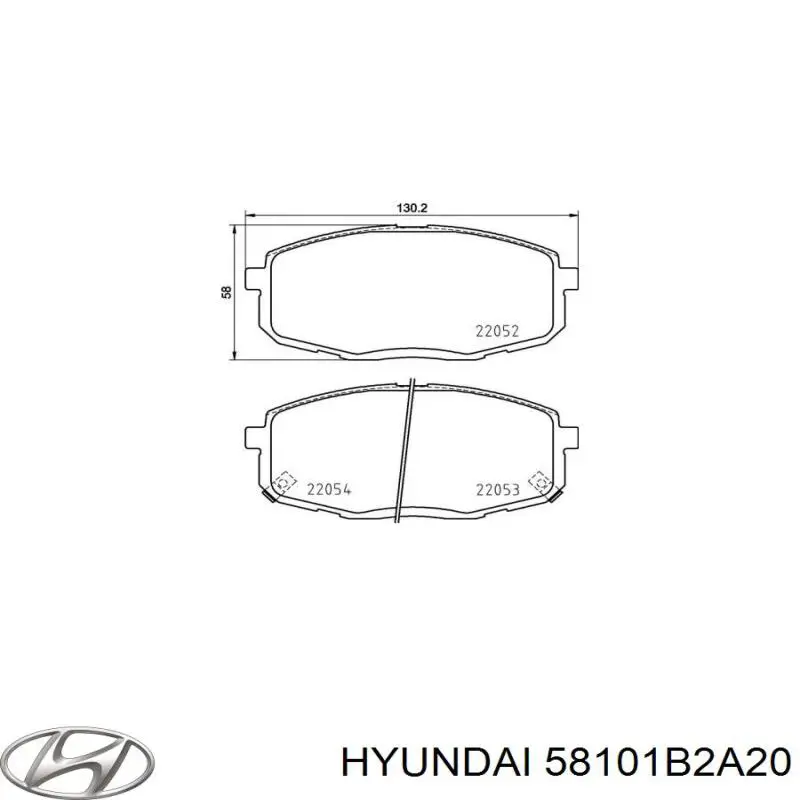 Колодки гальмівні передні, дискові на Hyundai Kona OS