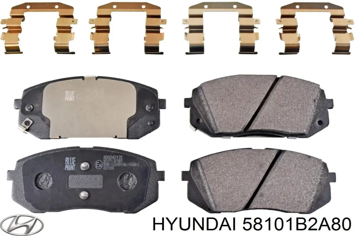 Гальмівні колодки Hyundai/Kia 58101B2A80 ціна, від 30.09 USD