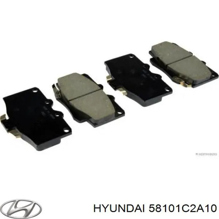 Гальмівні колодки Hyundai/Kia 58101C2A10 ціна, від 30.01 USD