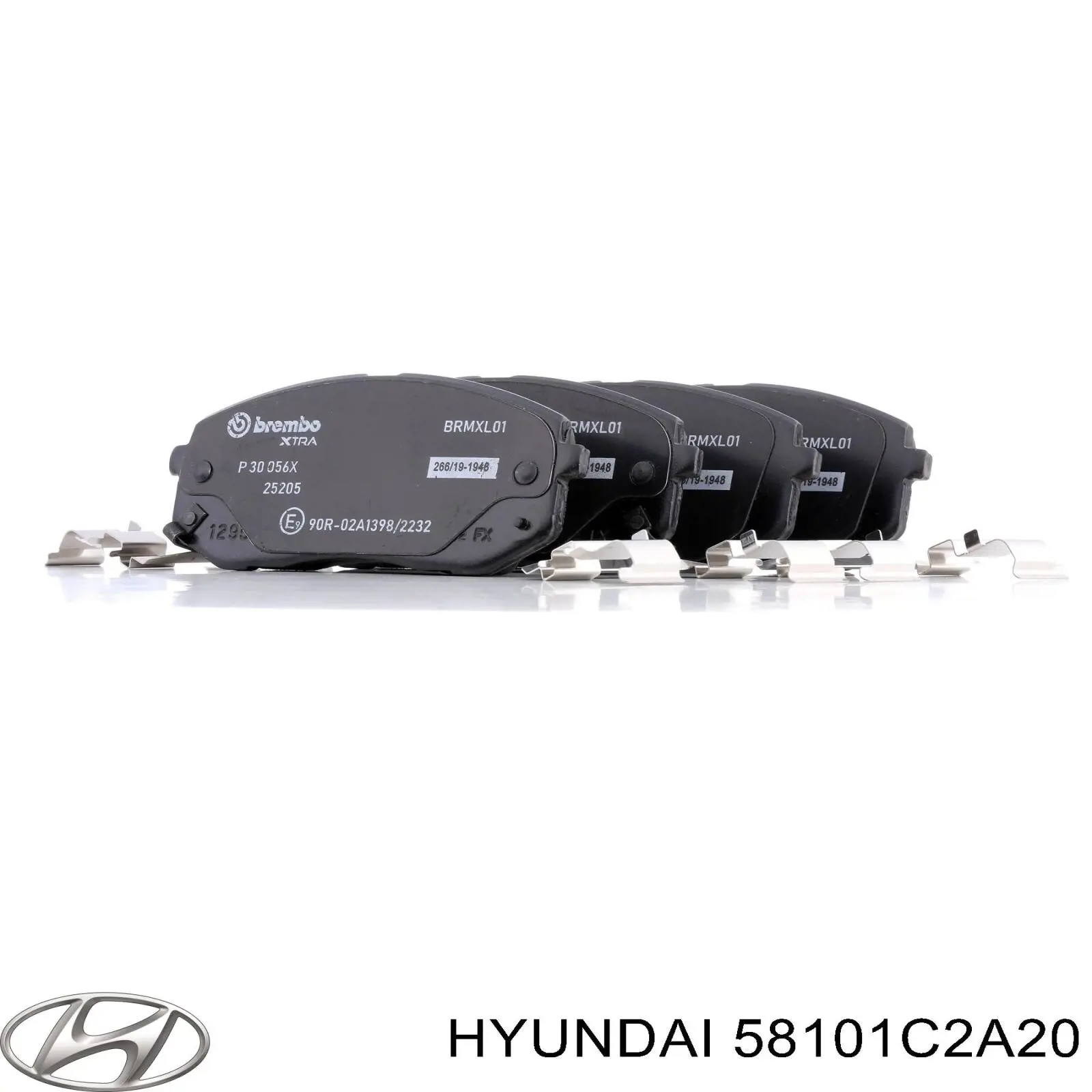 Купити 58101C2A20 Hyundai/Kia Колодки гальмівні передні, дискові
