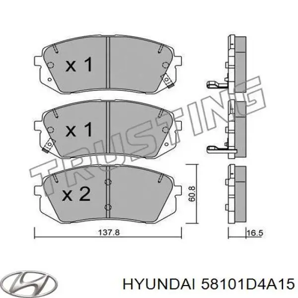  58101D4A15 Hyundai/Kia