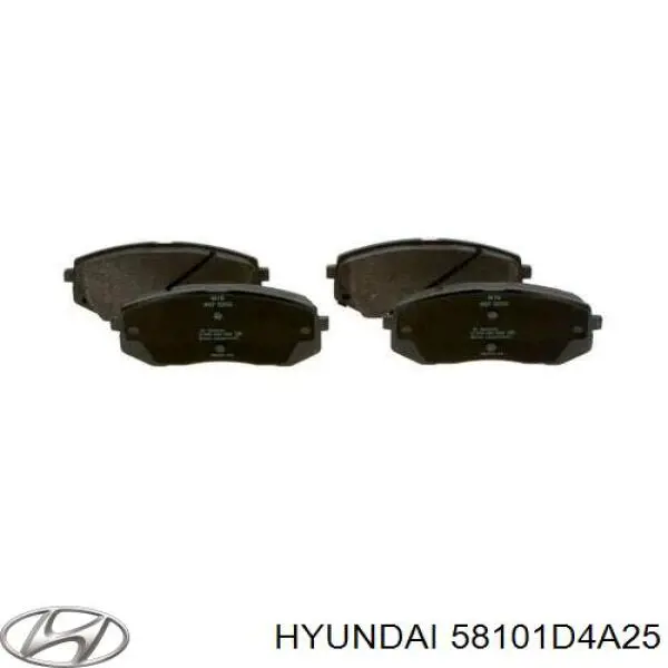58101D4A25 Hyundai/Kia Передні гальмівні колодки