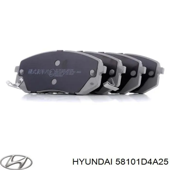 Гальмівні колодки Hyundai/Kia 58101D4A25 ціна, від 20.92 USD