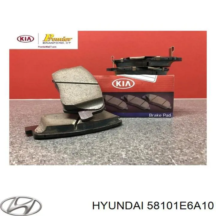 Колодки гальмівні передні, дискові 58101E6A10 Hyundai/Kia