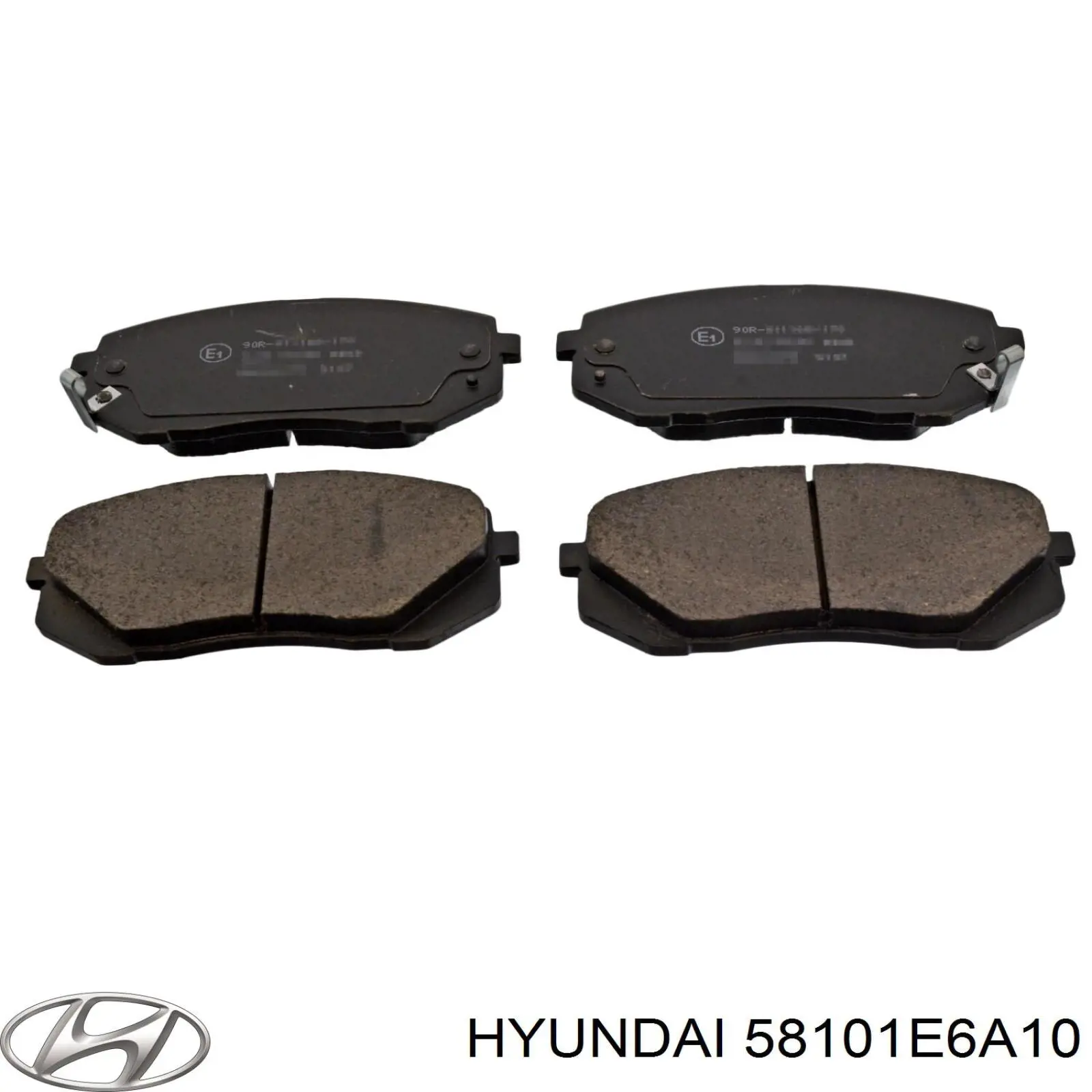 Купити 58101E6A10 Hyundai/Kia Колодки гальмівні передні, дискові