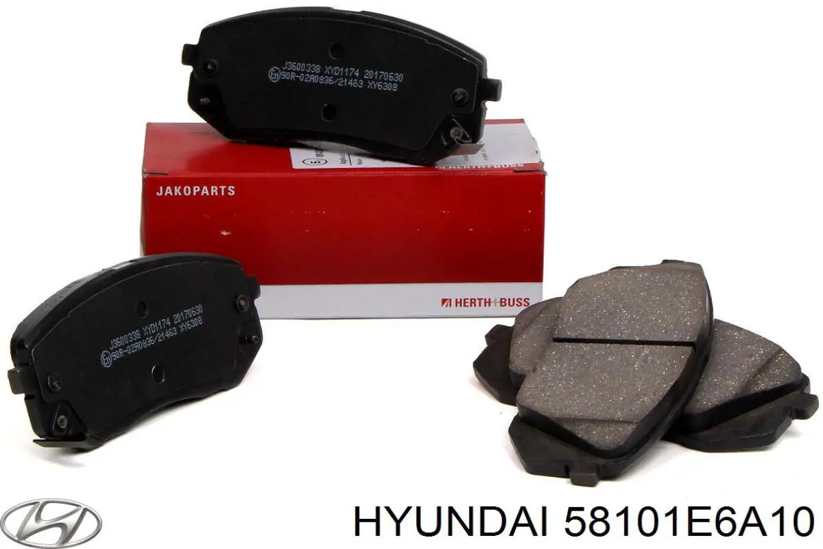 Гальмівні колодки Hyundai/Kia 58101E6A10 ціна, від 30.01 USD