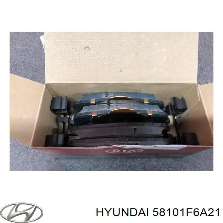 Гальмівні колодки Hyundai/Kia 58101F6A21 ціна, від 21.52 USD