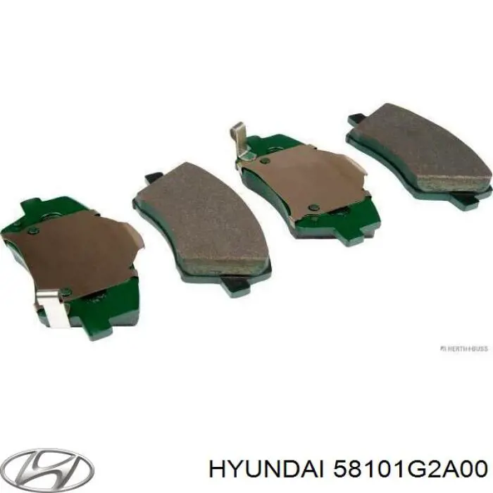 58101G2A00 Hyundai/Kia Передні гальмівні колодки