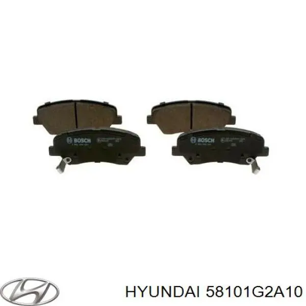 Передні тормозні колодки 58101G2A10 Hyundai/Kia