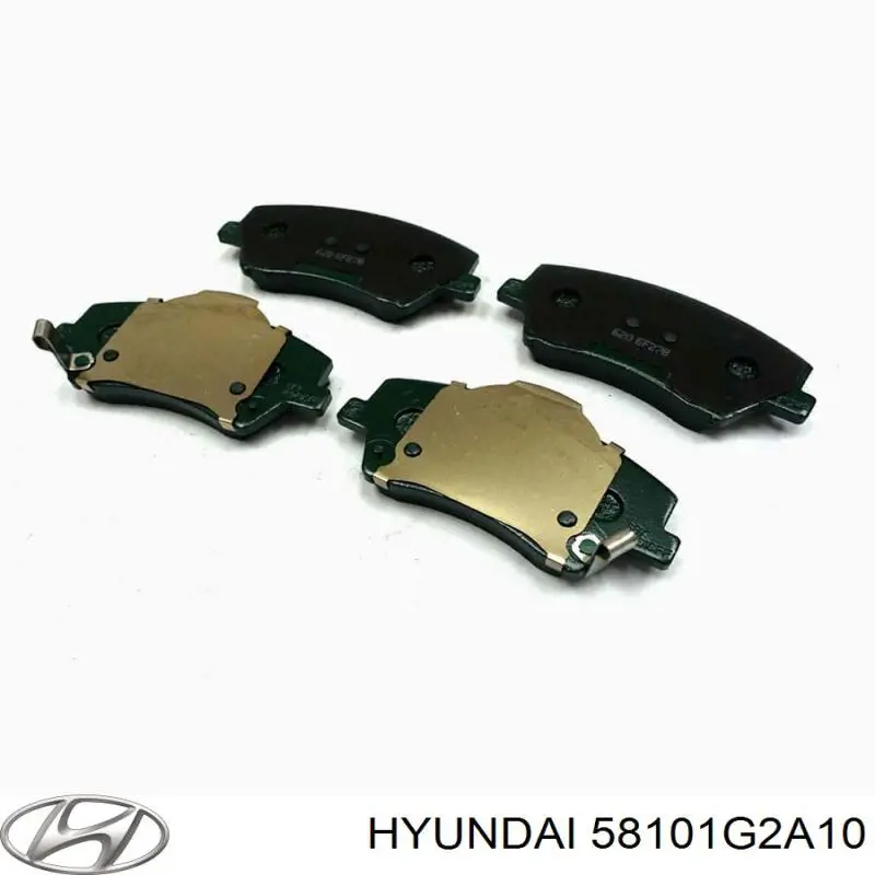 58101G2A10 Hyundai/Kia Передні гальмівні колодки