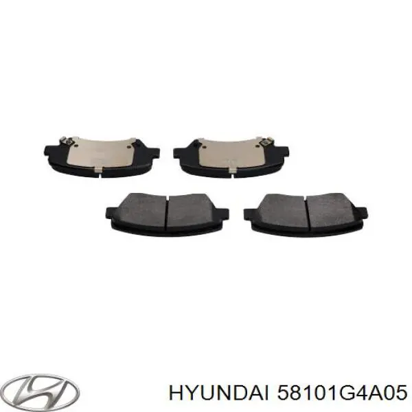 Гальмівні колодки Hyundai/Kia 58101G4A05 ціна, від 25.07 USD